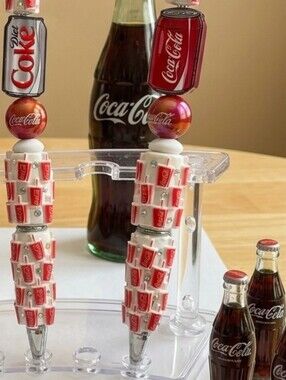 🥤Coca Cola Can With Red & White Beadable Pen🥤 Free Refill Included